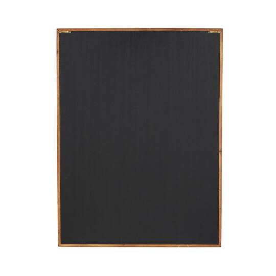 31.5" Black Wood Geometric Dimensional Textured Shapes Home Wall Décor